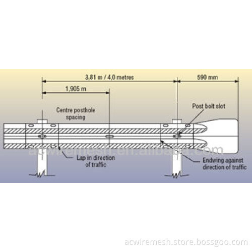 highway guardrail barrier